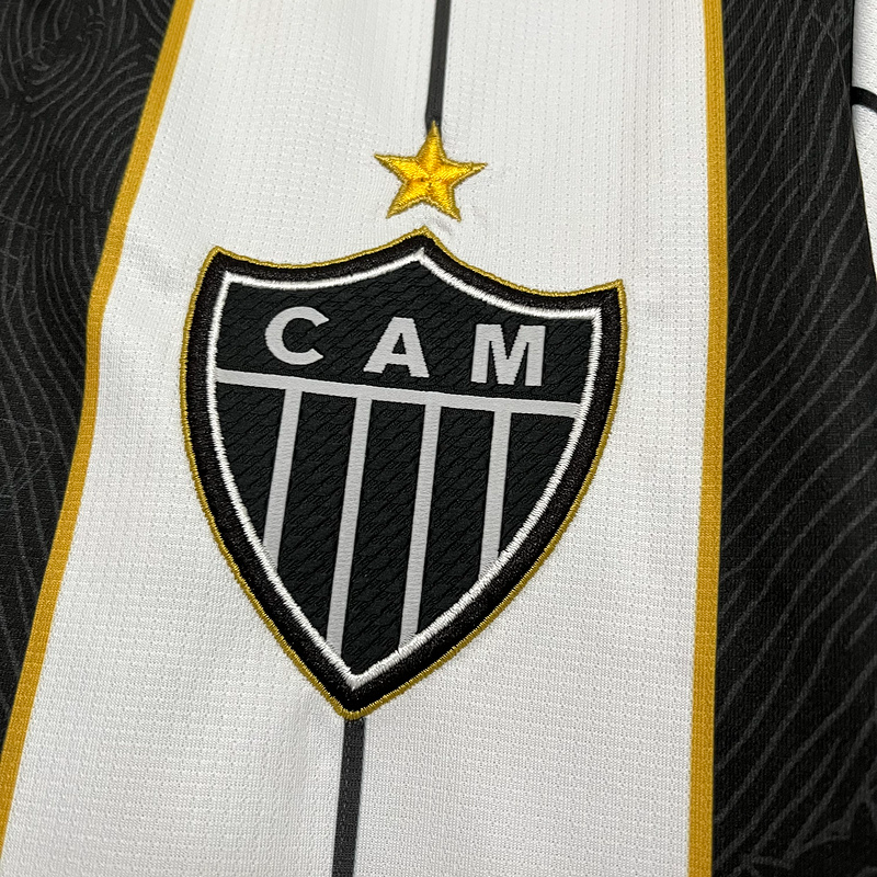 25∕26 Atlético Mineiro Special Edition Schwarz-Weiß-Trikot