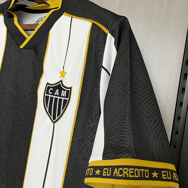 25∕26 Atlético Mineiro Special Edition Schwarz-Weiß-Trikot
