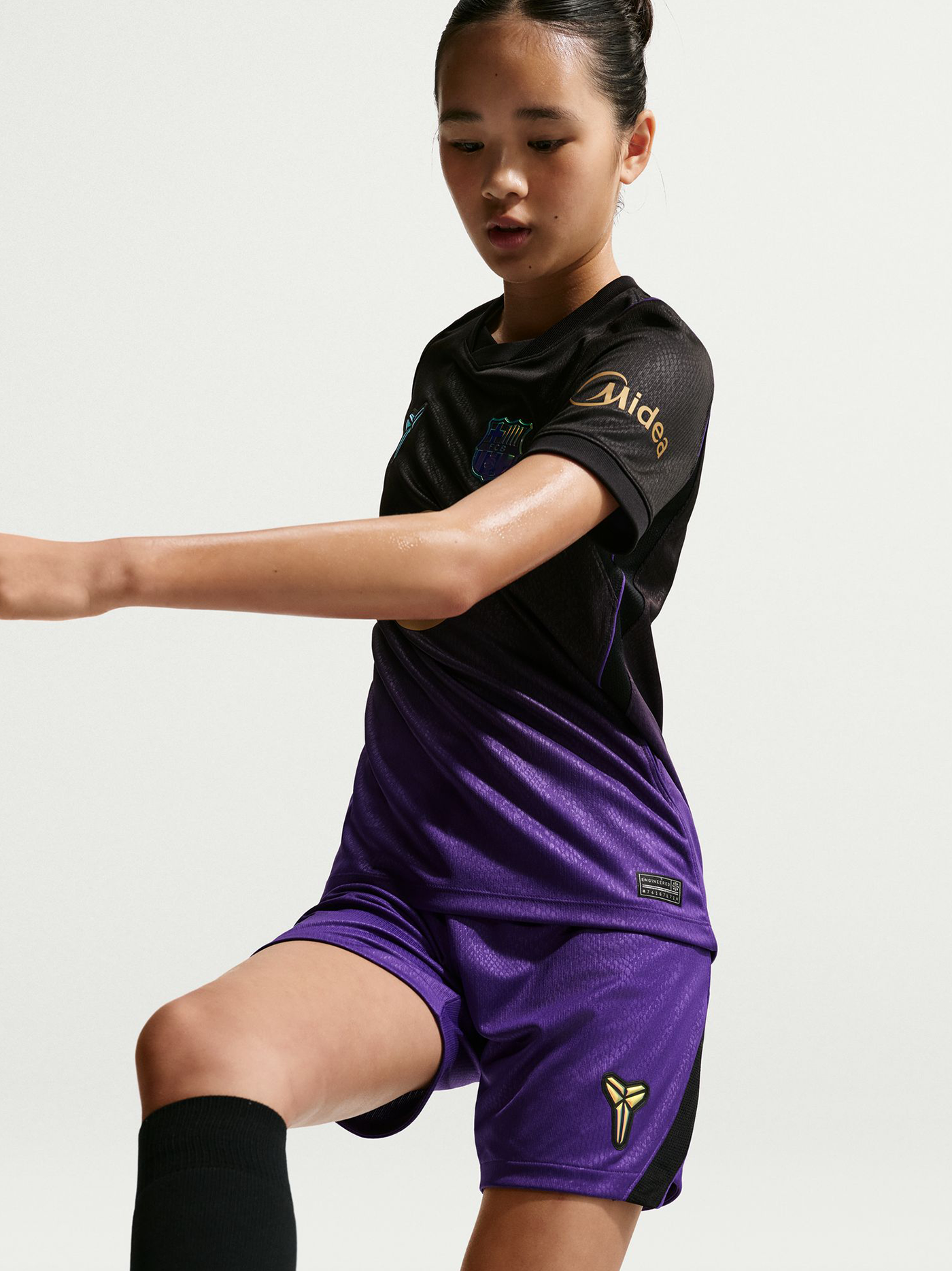 Kids Barcelona Shorts Away 26/27
