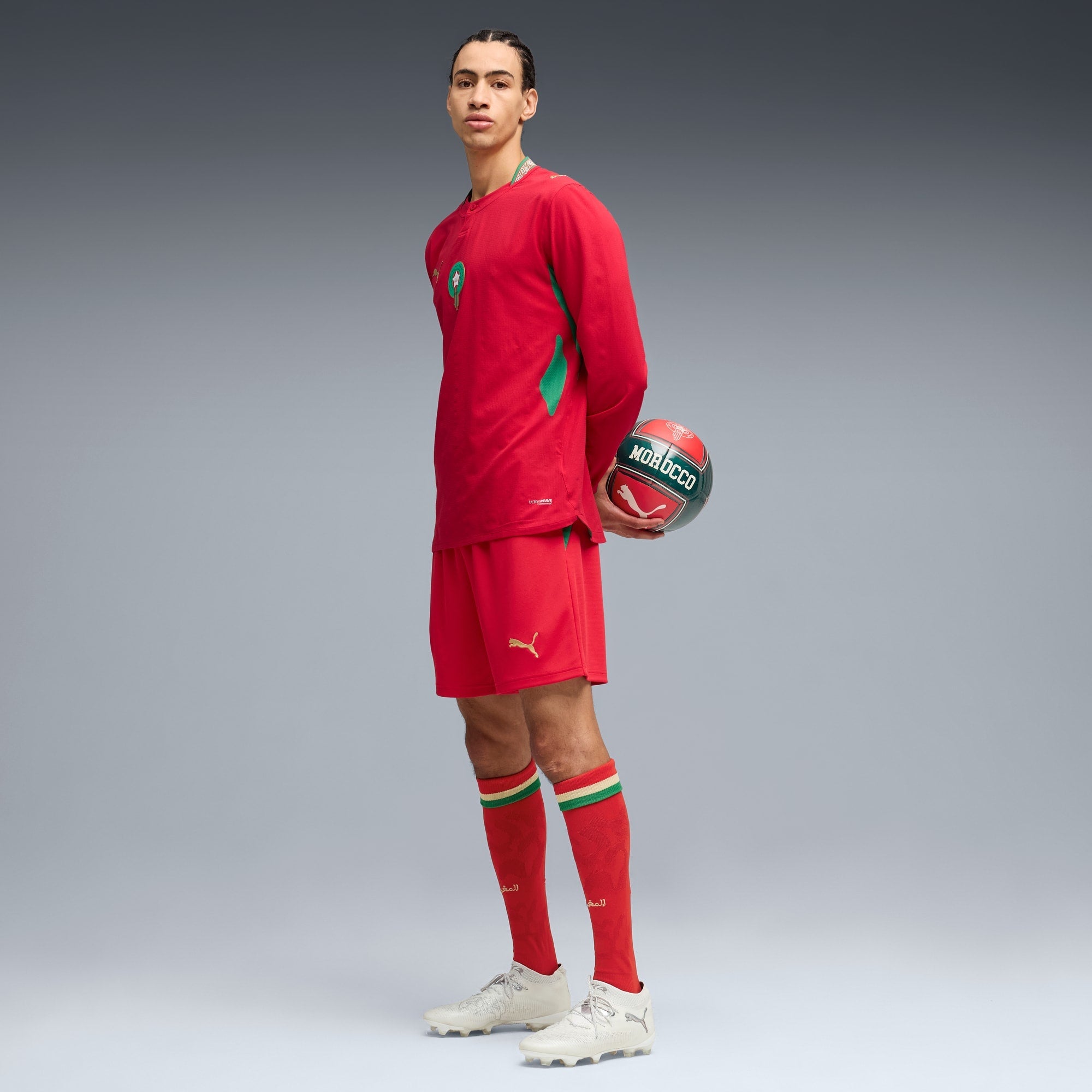Jersey Morocco Home Long Sleeve Player World Cup 2026
