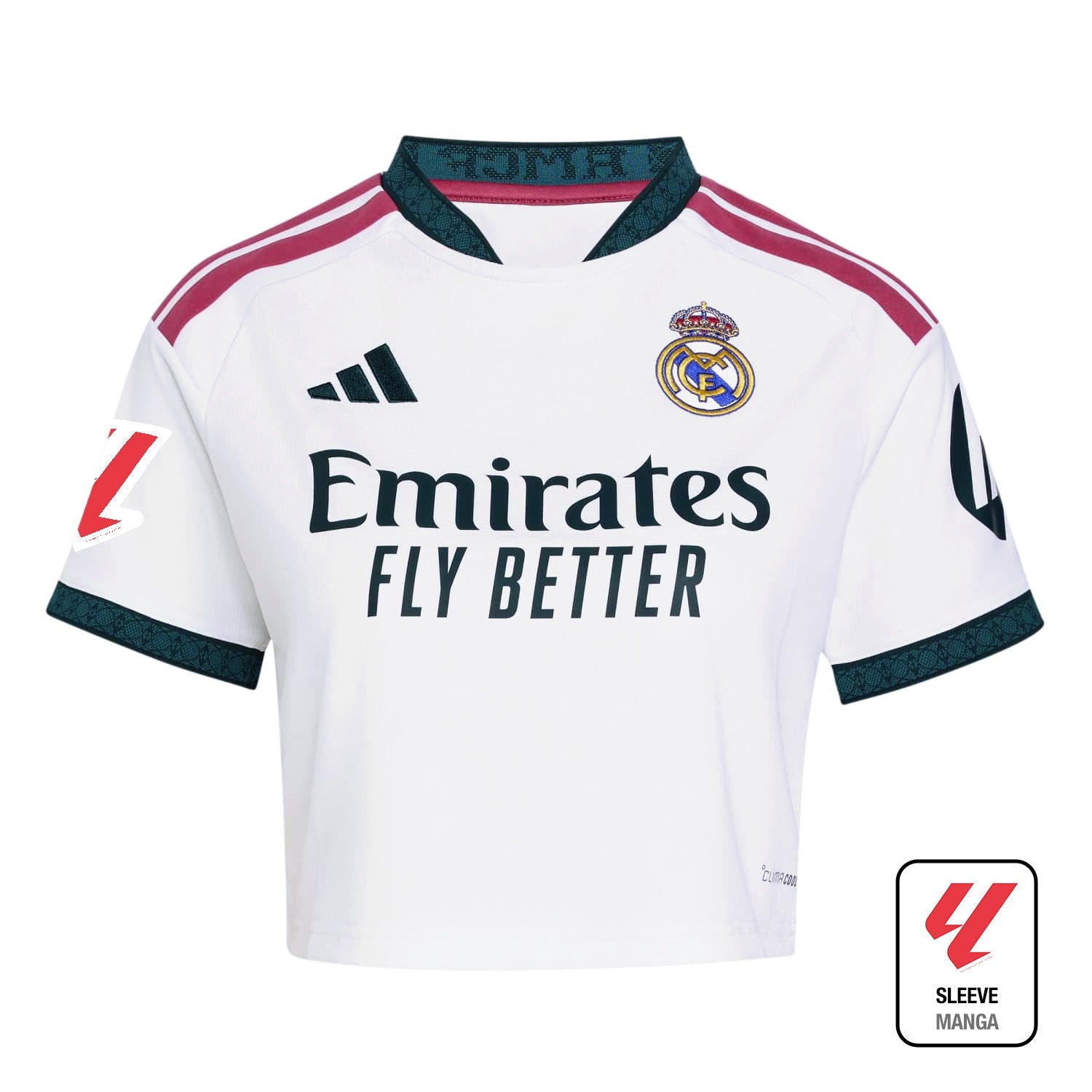 Jersey Real Madrid Womens Crop Home 26/27