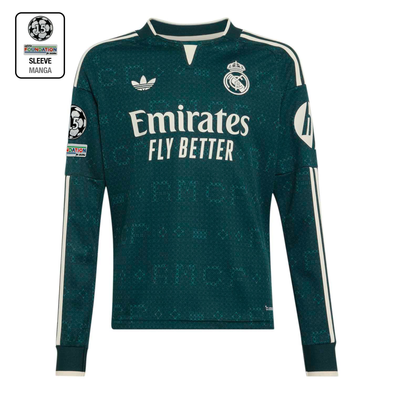 Kids Real Madrid Longsleeve Away 26/27