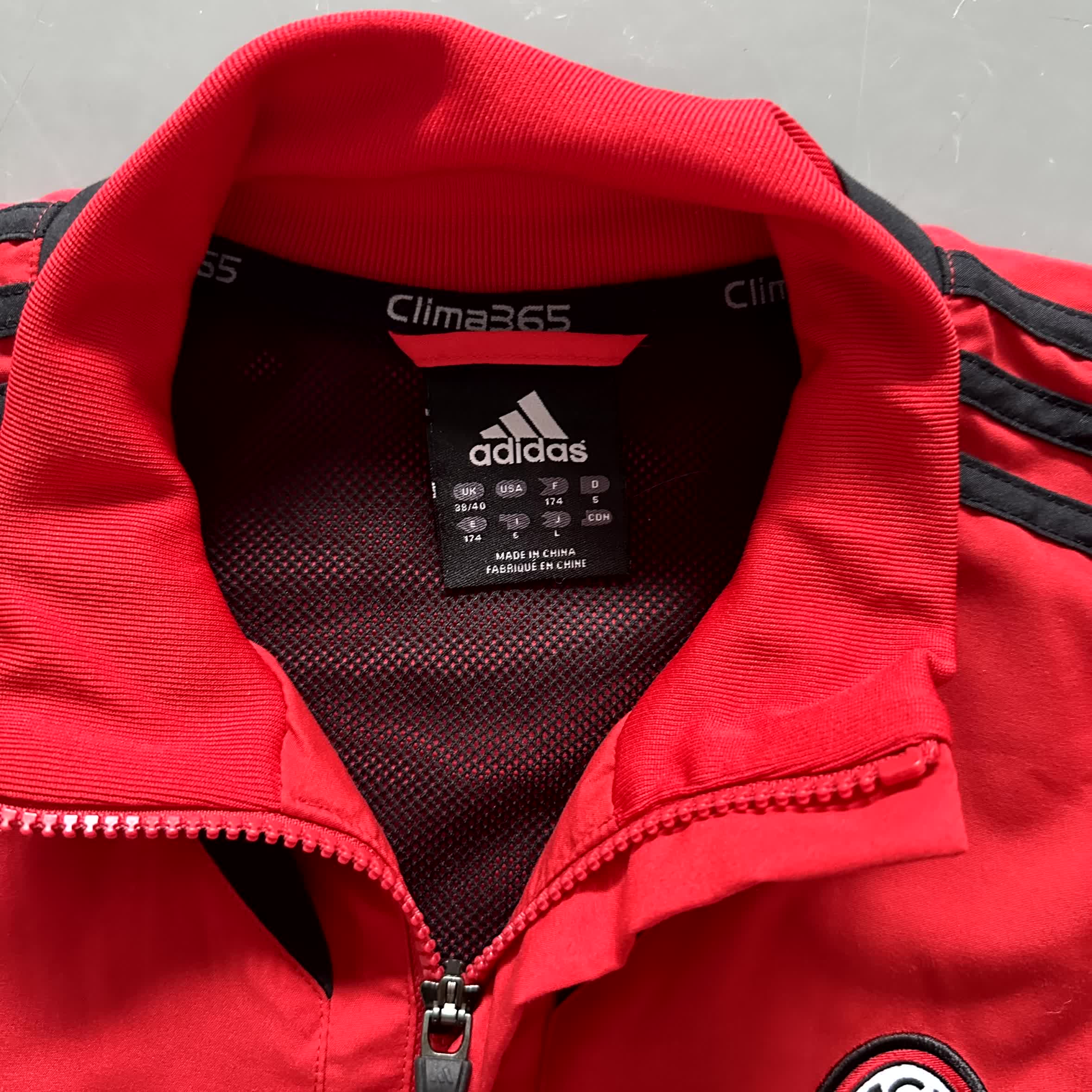 Adidas x AC Mailand Vintage-Jacke 2007/08