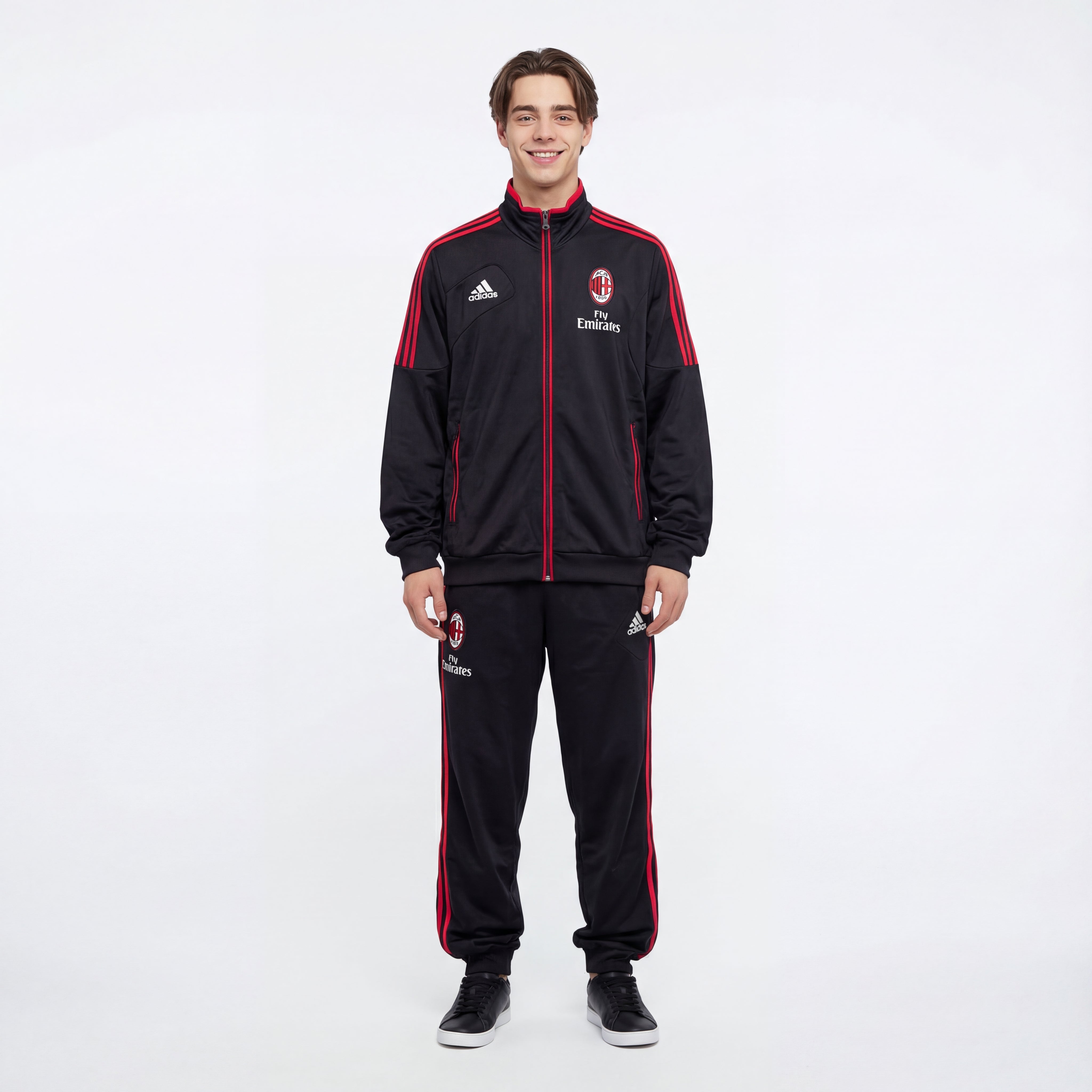 Adidas x AC Mailand Vintage-Jacke 2008/09
