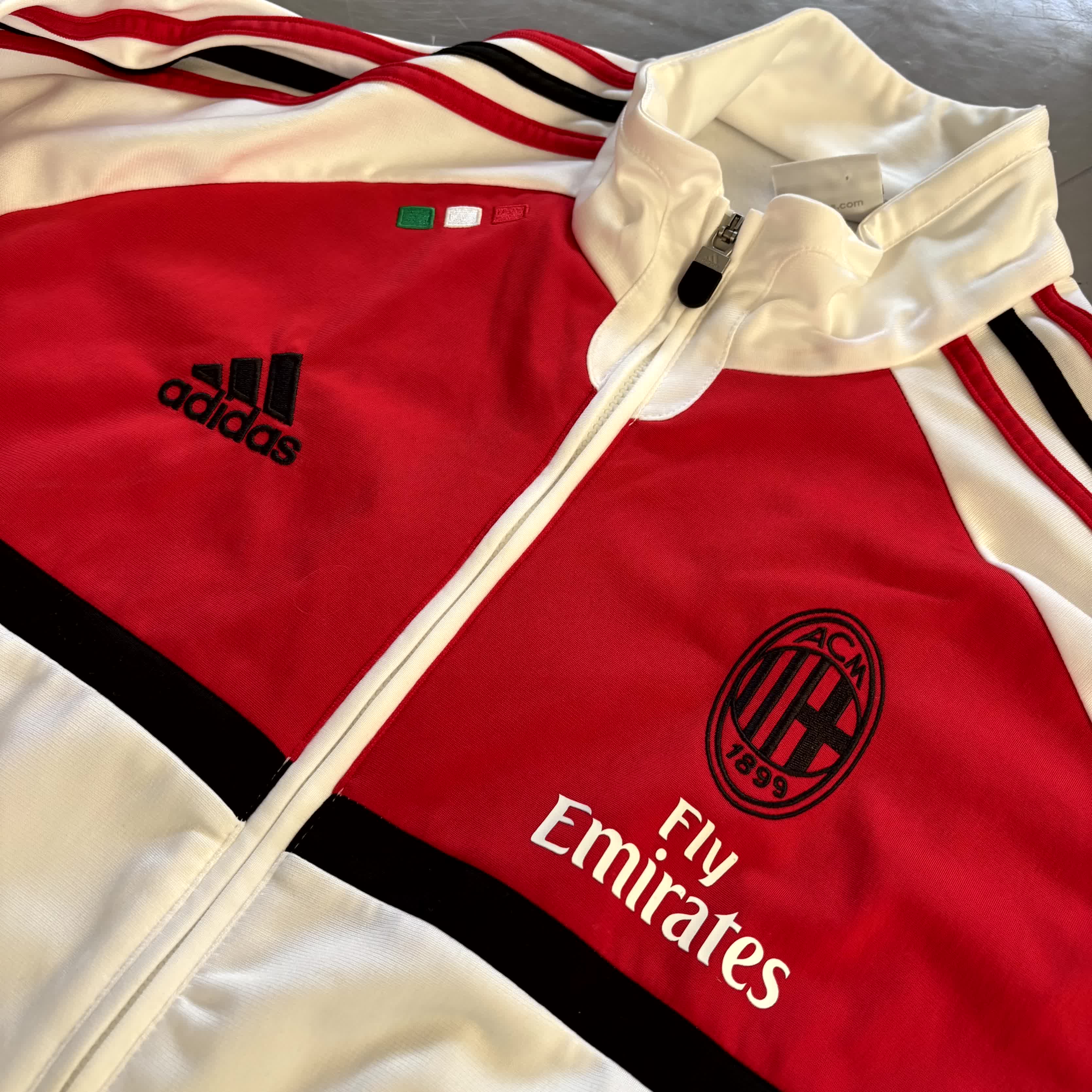 Adidas x AC Mailand Vintage-Jacke 2012/13
