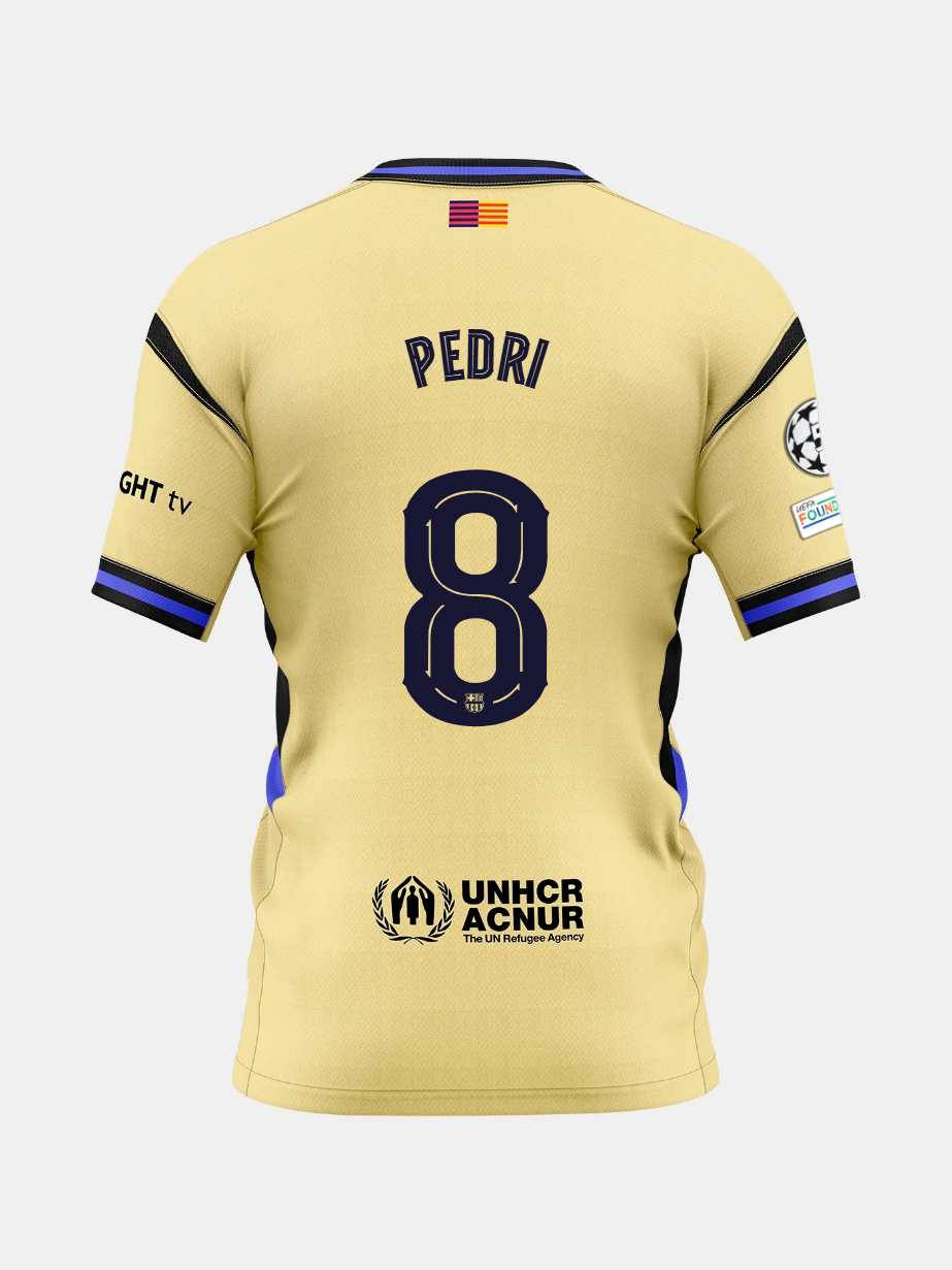 Auswärtstrikot FC Barcelona 25/26 #8 PEDRI