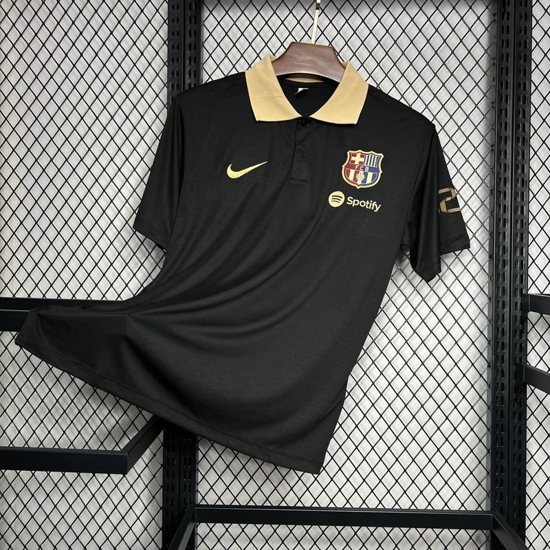 Trikot Barcelona Polo 24/25 - Schwarz