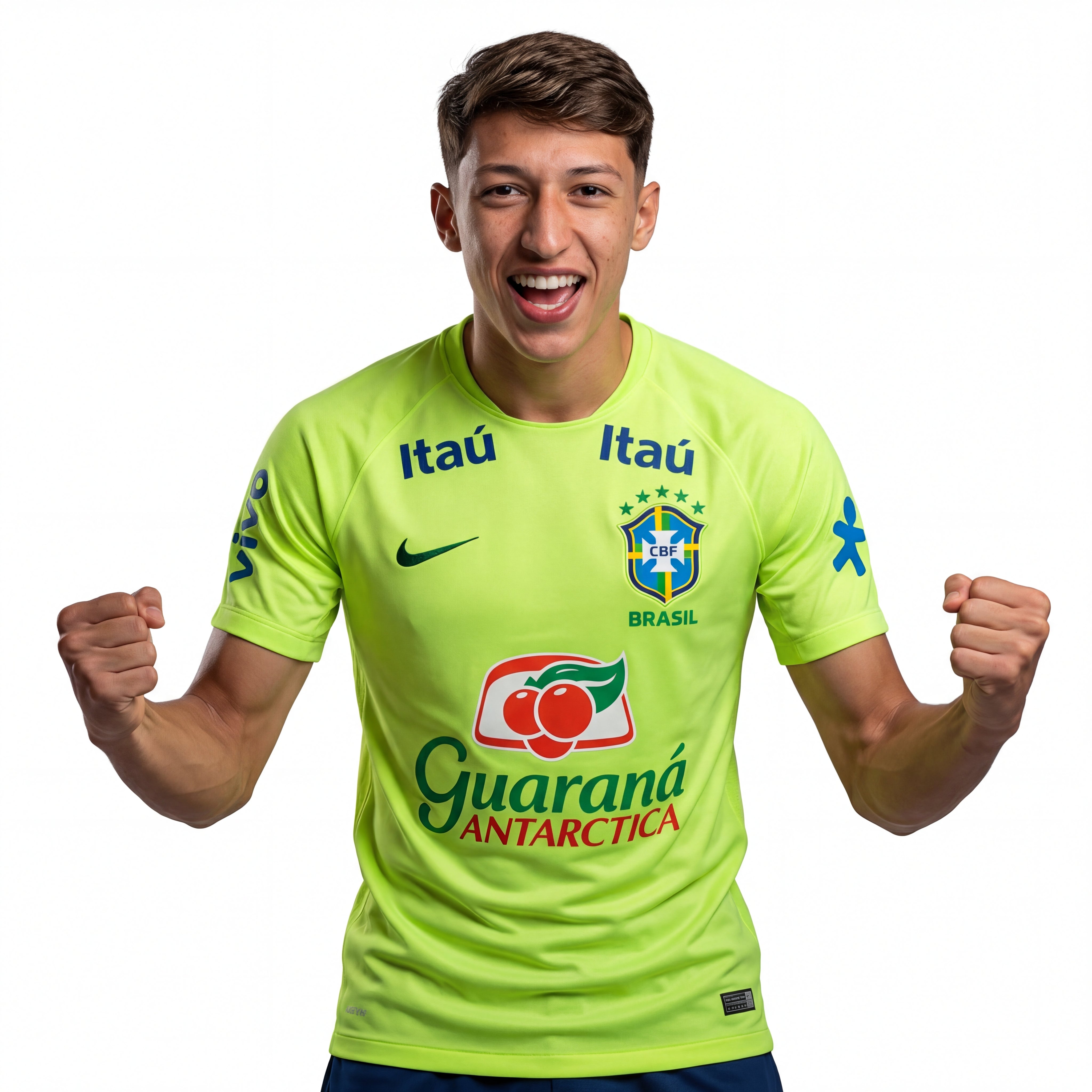 Jersey Brazil Training Nike - Grün