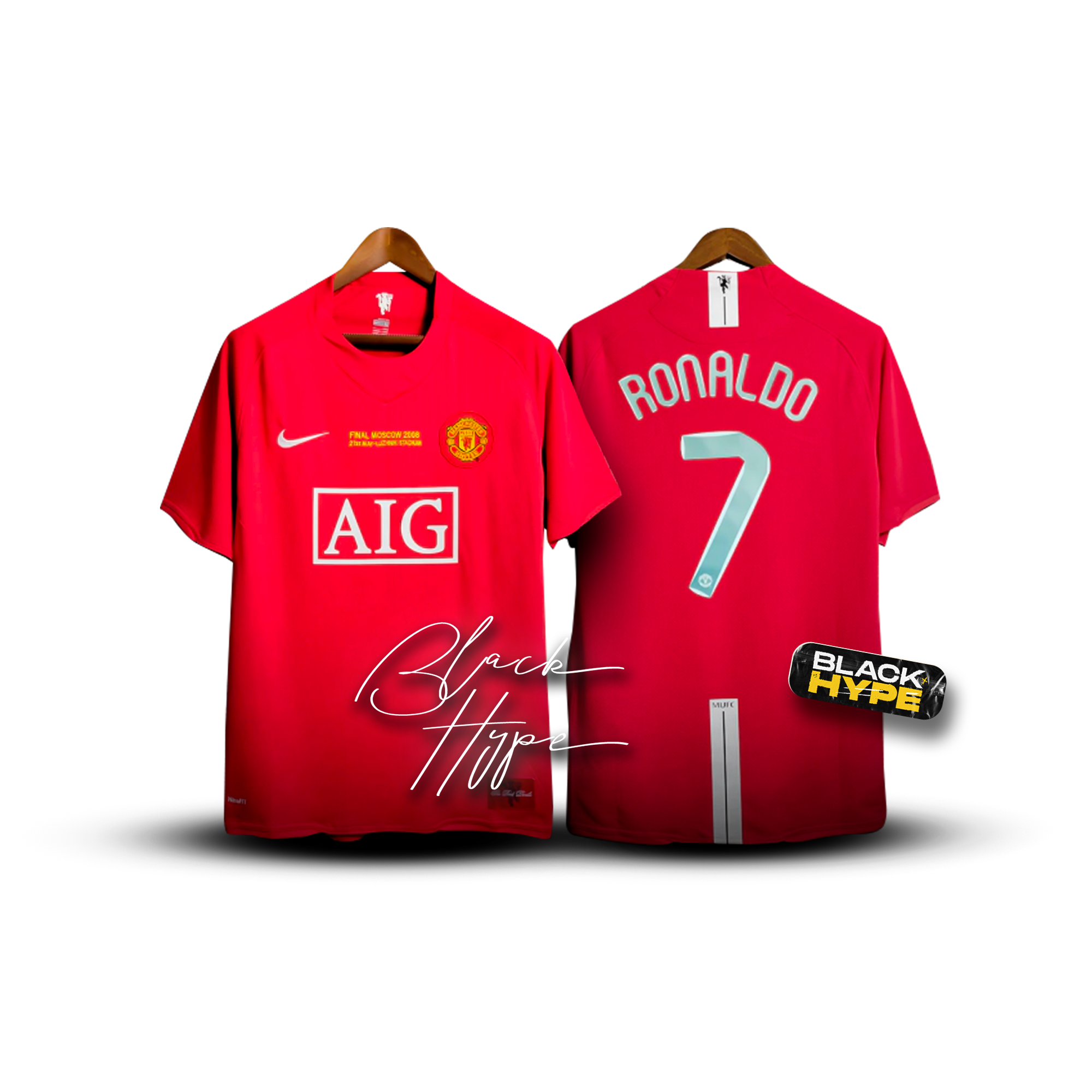 Cristiano Ronaldo Manchester United Legenden-Trikot 07-08 - Rot