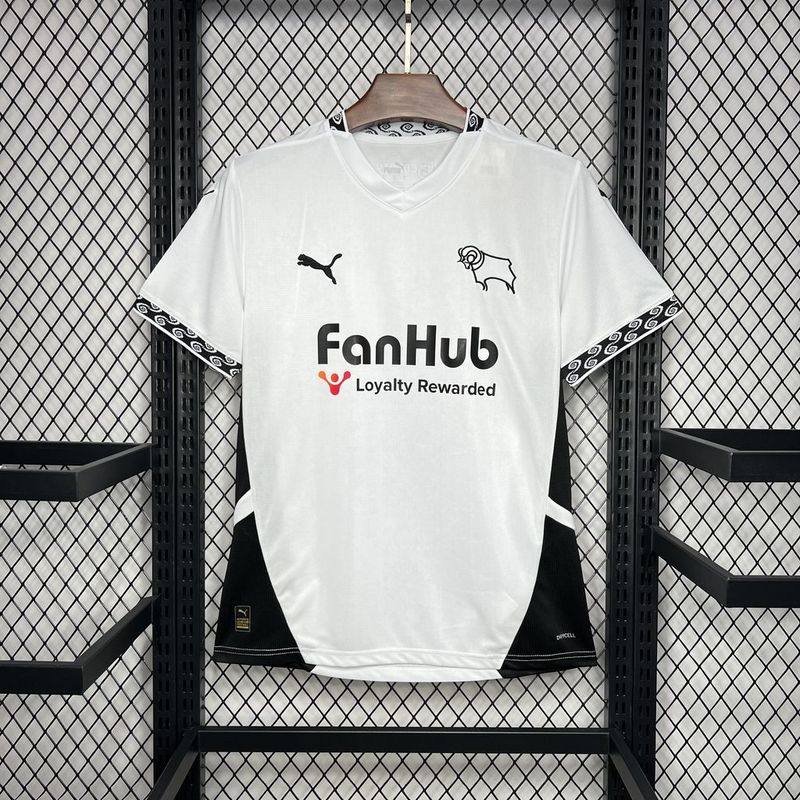 Trikot von Derby County Fc l 24/25 Branco