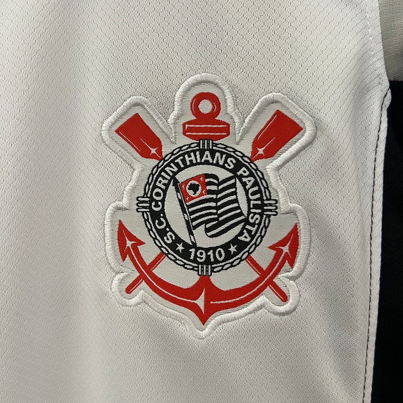 Trikot Feminina Corinthians l 24/25 Branco