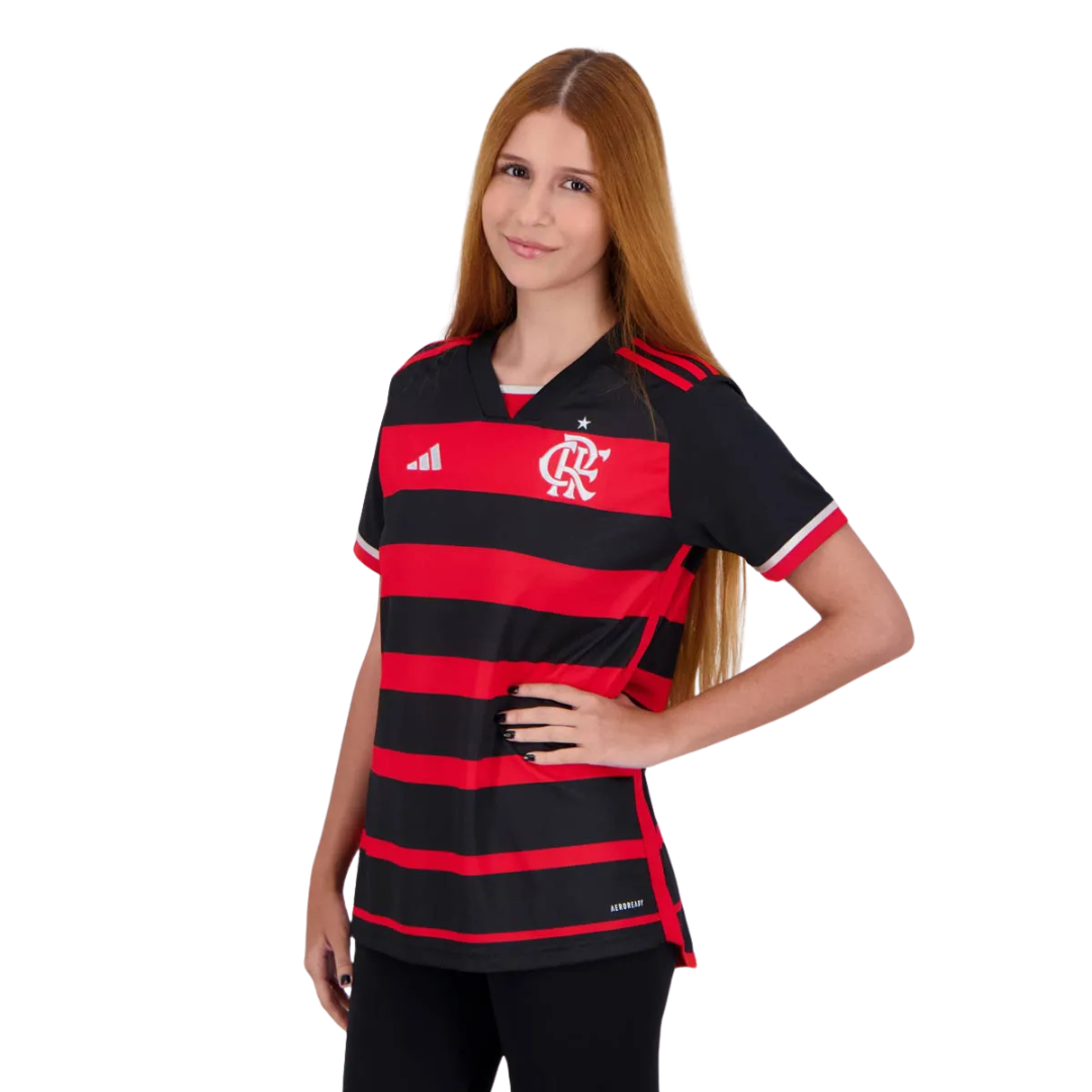 Trikot Flamengo Feminina Adidas 2024/25 Home
