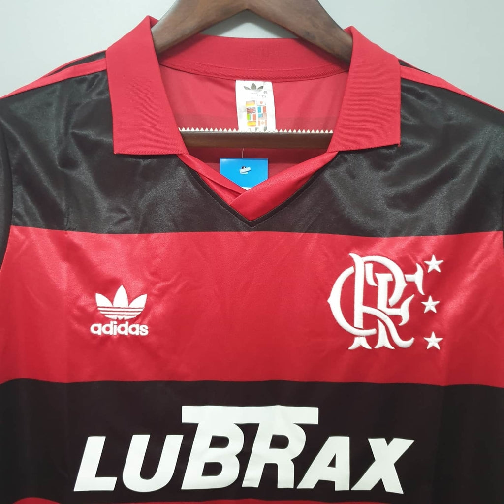 Trikot Flamengo Retro 1990 Vermelha e Preta - Adidas