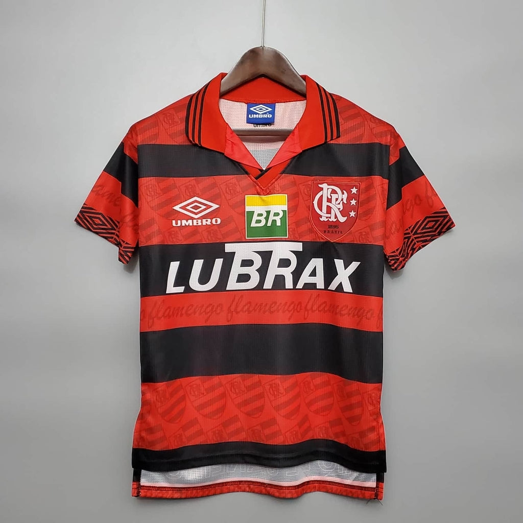 Trikot Flamengo Retro 1995 Vermelha e Preta