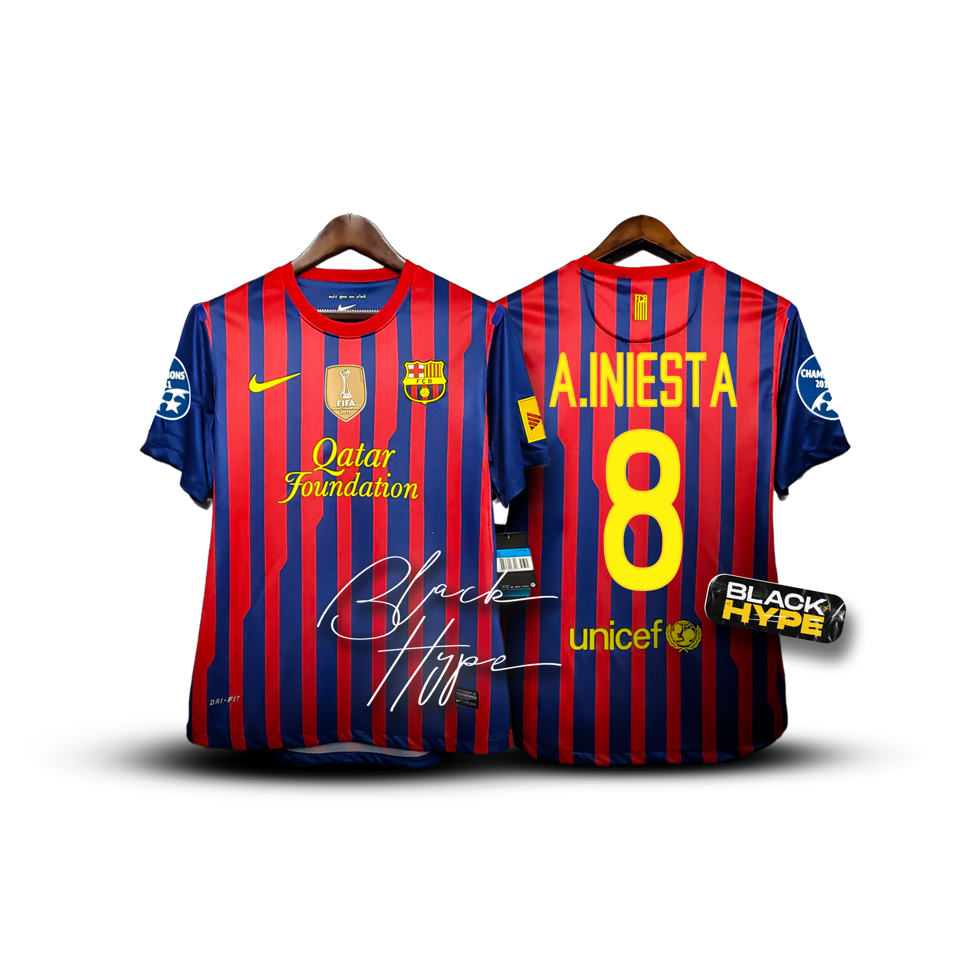 Trikot Iniesta Barcelona 11-12 Legend