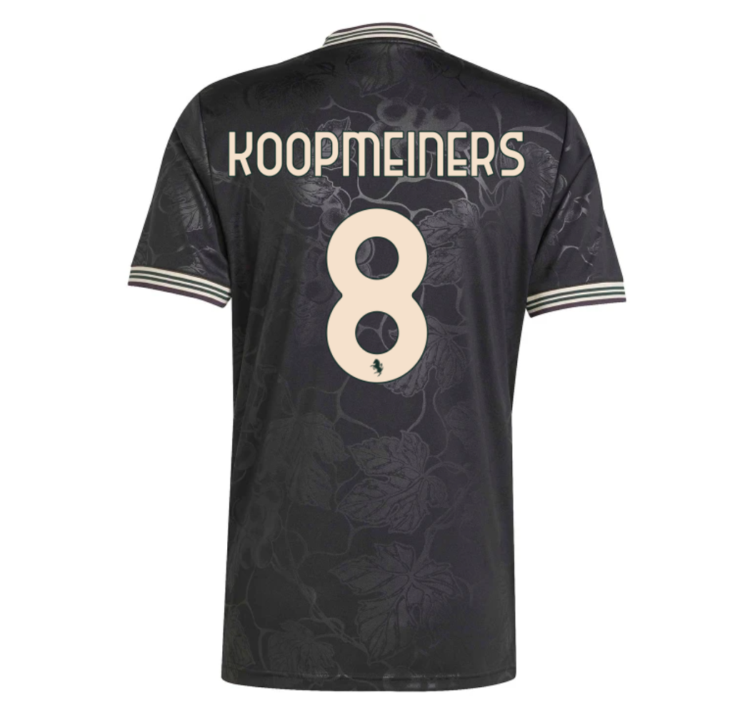 Juventus-Trikot 25/26 Auswärtstrikot Nr. 8 Koopmeiners