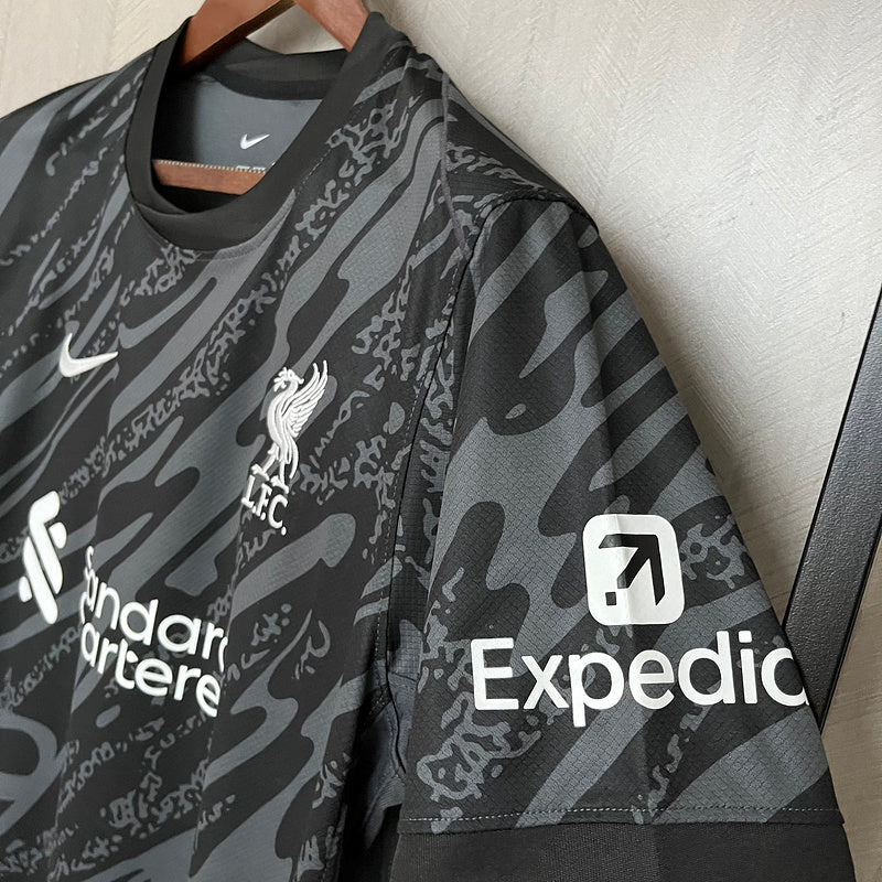 Trikot Liverpool Goleiro 24/25 Schwarz