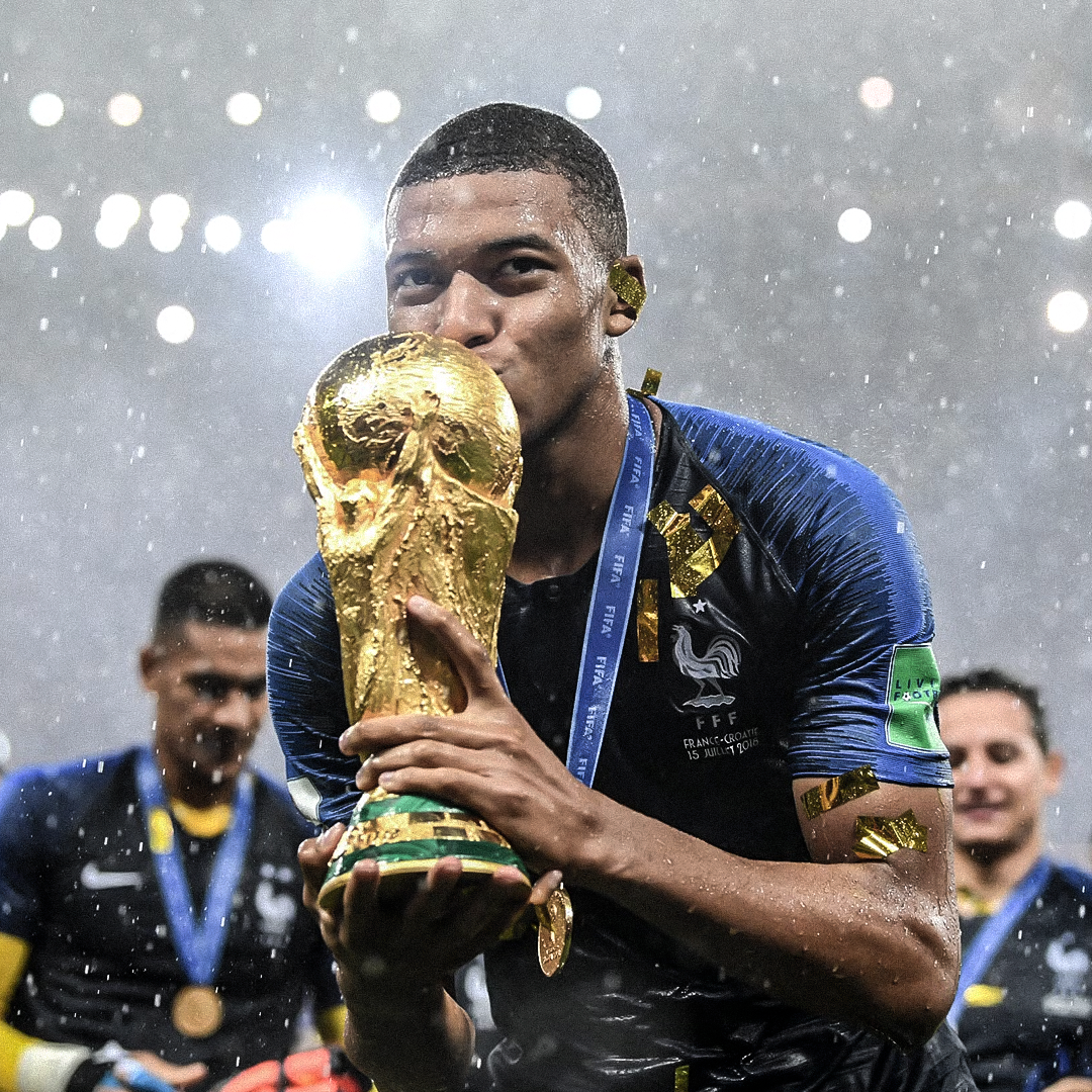 Trikot Mbappé Frankreich 2018 Legend