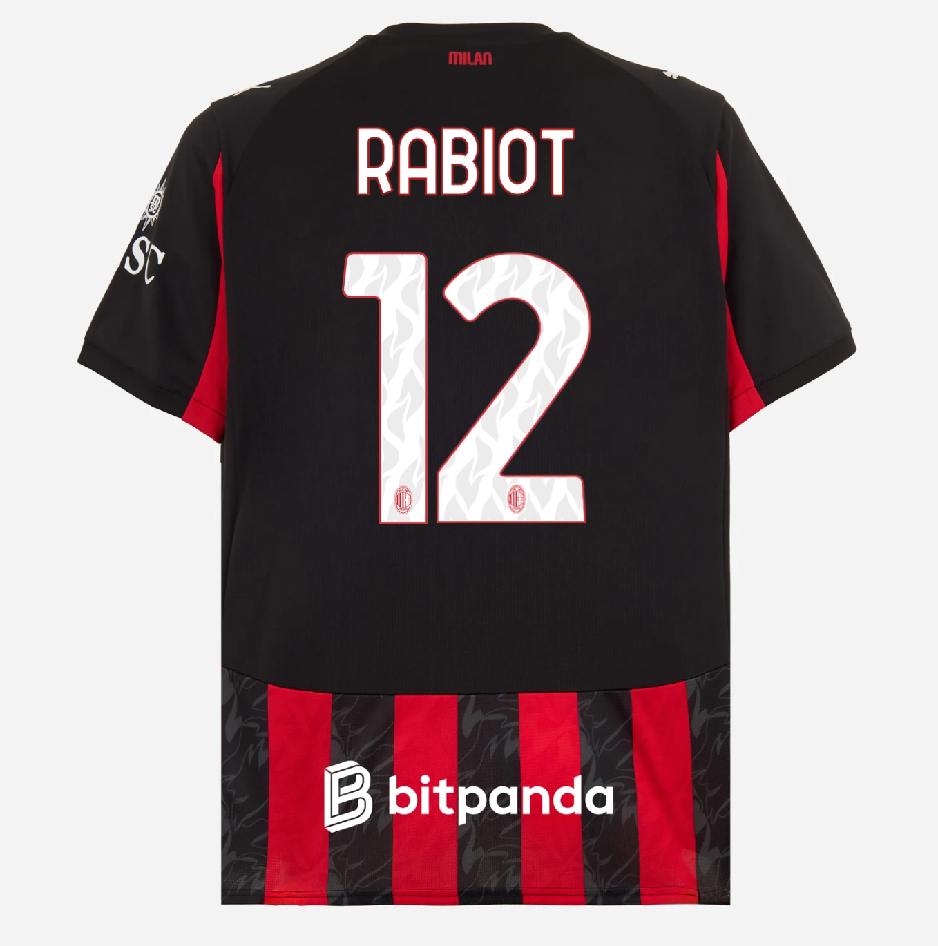 Jersey Milan 25/26 Home #12 Rabiot