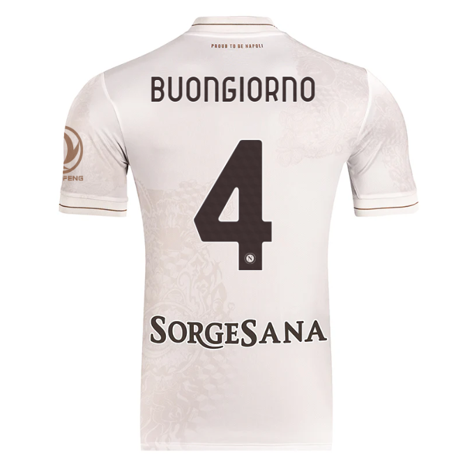 Trikot Napoli 25/26 Auswärts #4 Buongiorno