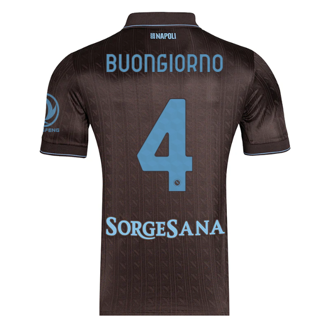 Trikot Napoli 25/26 Dritter #4 Buongiorno