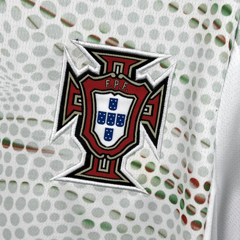 Jersey Portugal Langarm 25/26 - Weiß