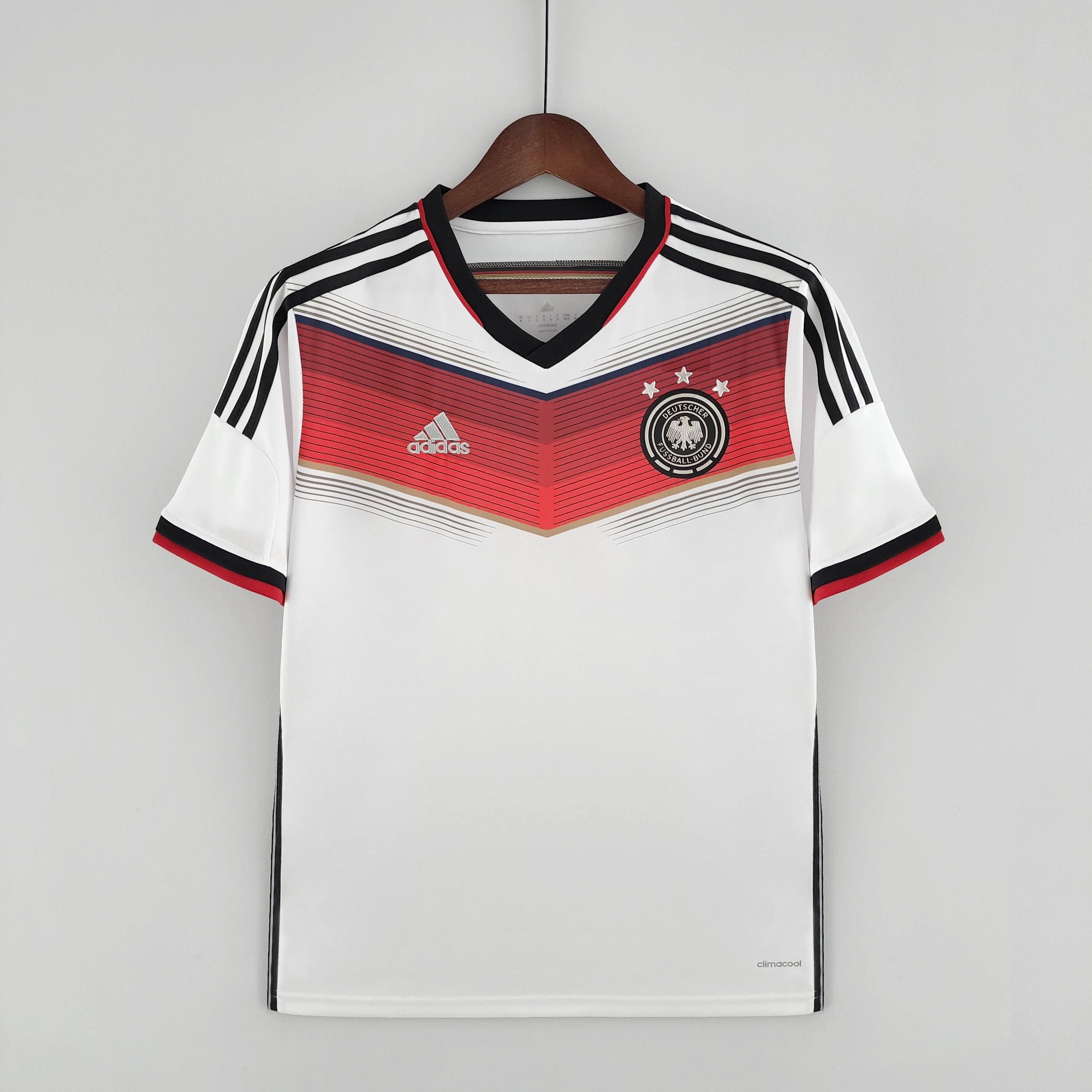 Trikot Retro Seleção Alemanha 2014/14 Home