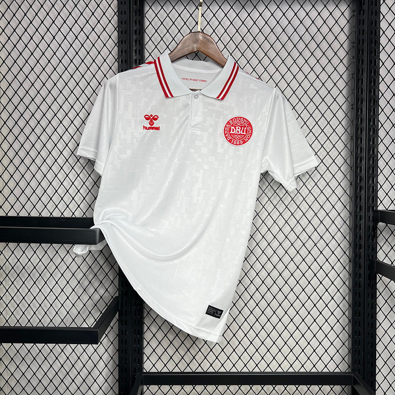 Trikot Seleção Dinamarca 24/25 – Auswärts – Branco
