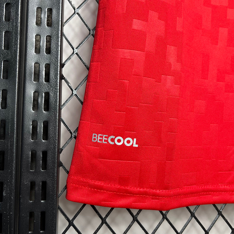 Trikot Seleção Dinamarca 24/25 - Heim - Vermelha