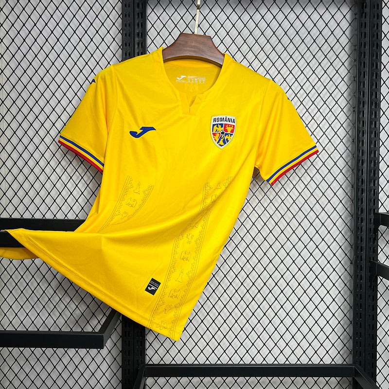 Trikot Seleção Rumänien l - 24/25 - Amarelo