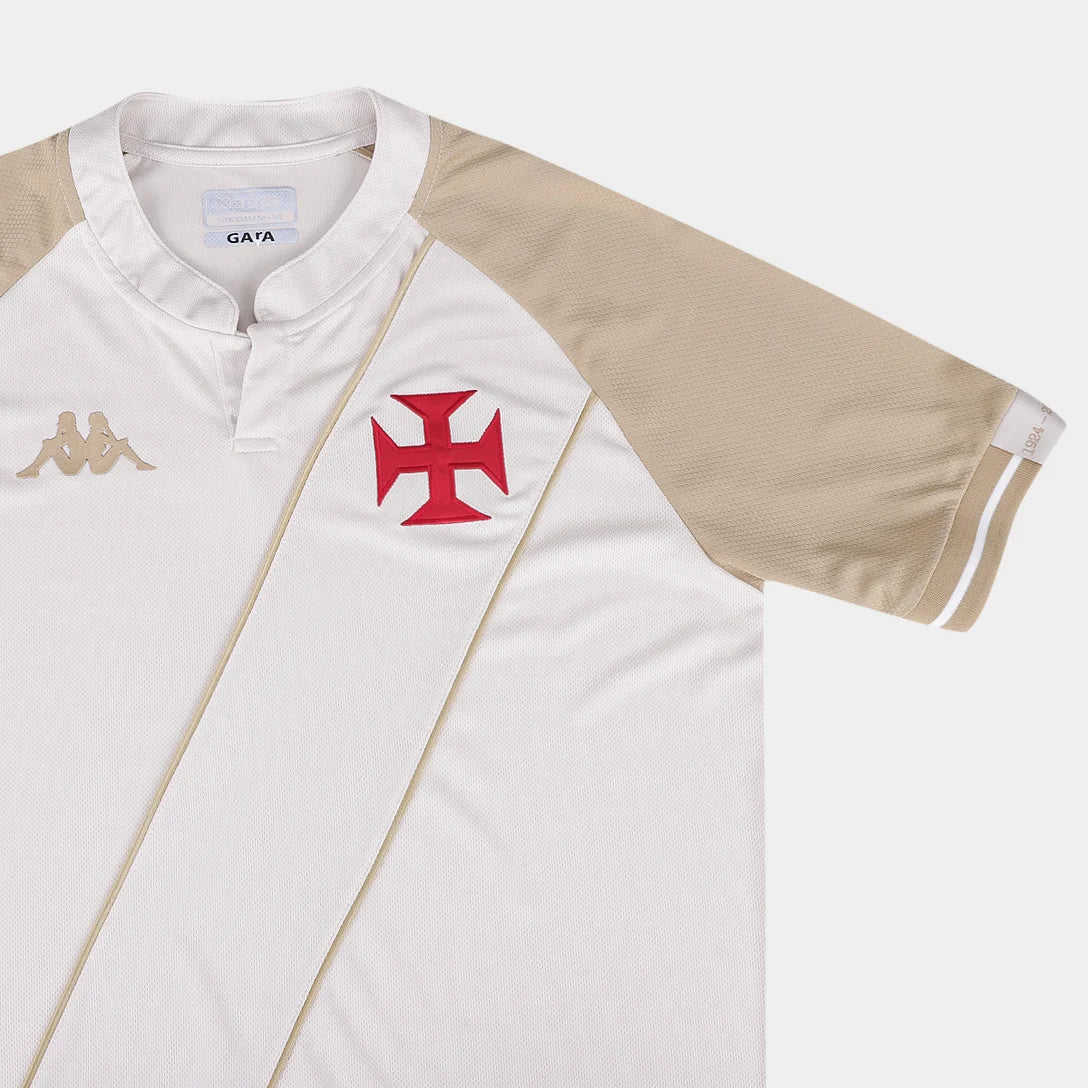 Trikot Vasco III 24/25 s/n° Kombat Jogador Kappa Masculina - Bege