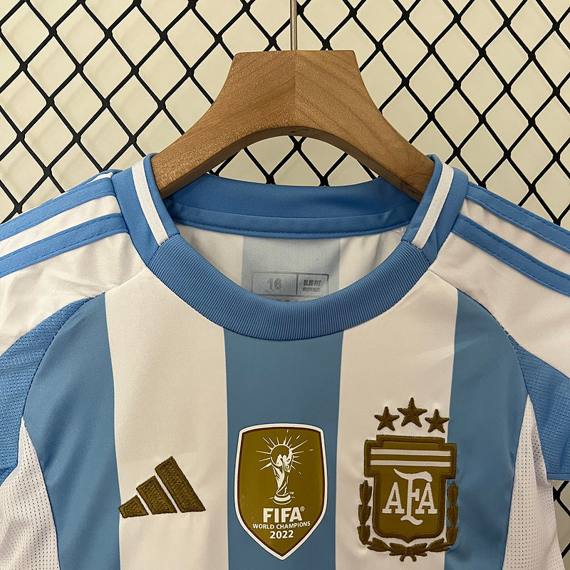 Kinder Argentinien 24/25 Adidas - Azul