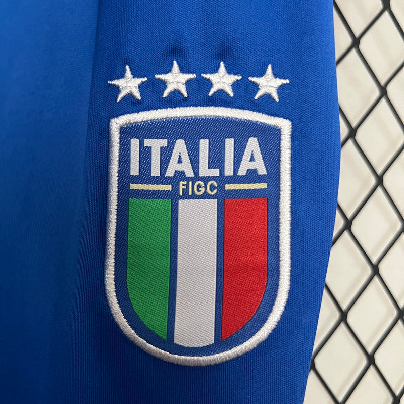 Adidas Kinder Italien 24/25 - Weiß