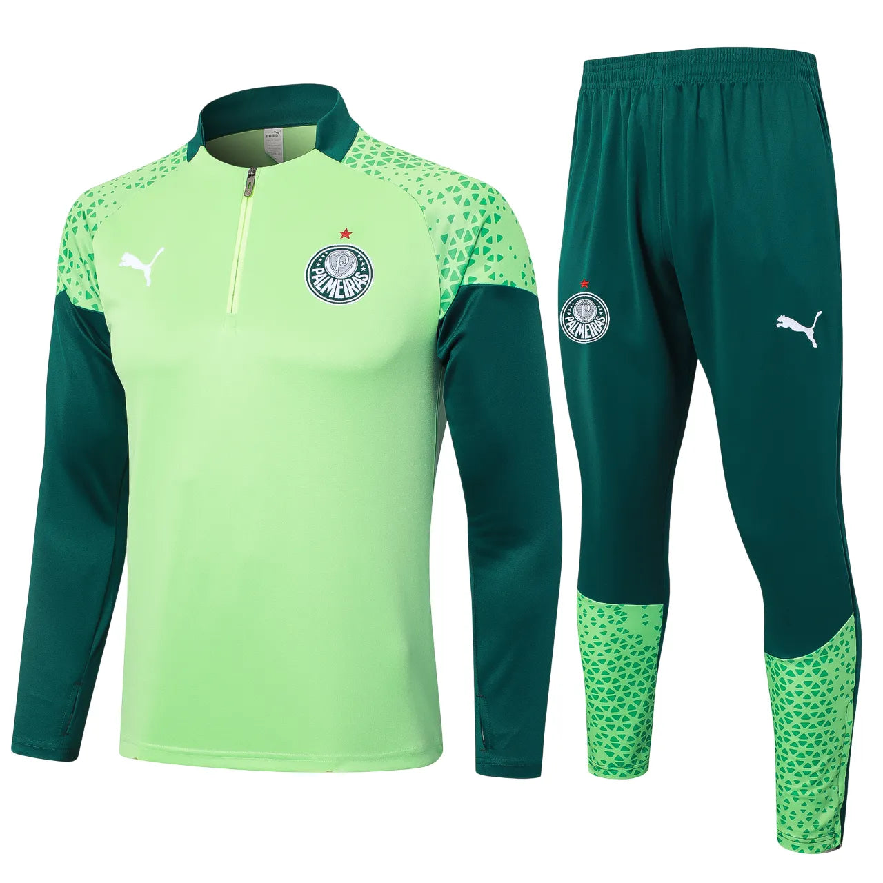 Set Oberbekleidung TrainingPalmeiras 24/25 - Verde Claro