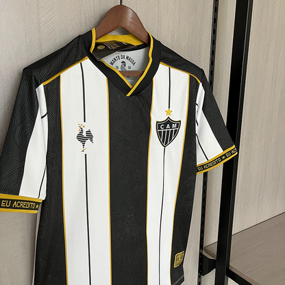 25∕26 Atlético Mineiro Special Edition Schwarz-Weiß-Trikot 