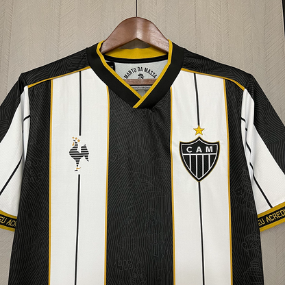 25∕26 Atlético Mineiro Special Edition Schwarz-Weiß-Trikot 