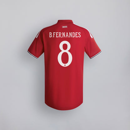 Kids #FERNANDES 8 Manchester United Home 26/27 (UCL)