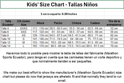 Kids Ecuador Centenary Home World Cup 2026