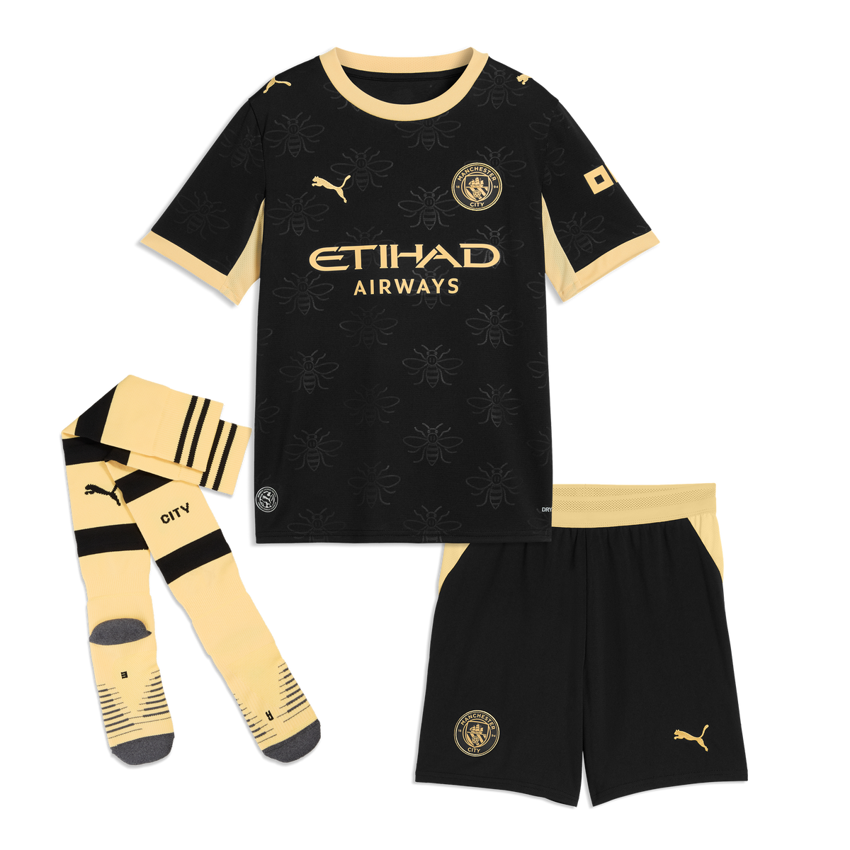 Kids Manchester City Full Away Kit 26/27