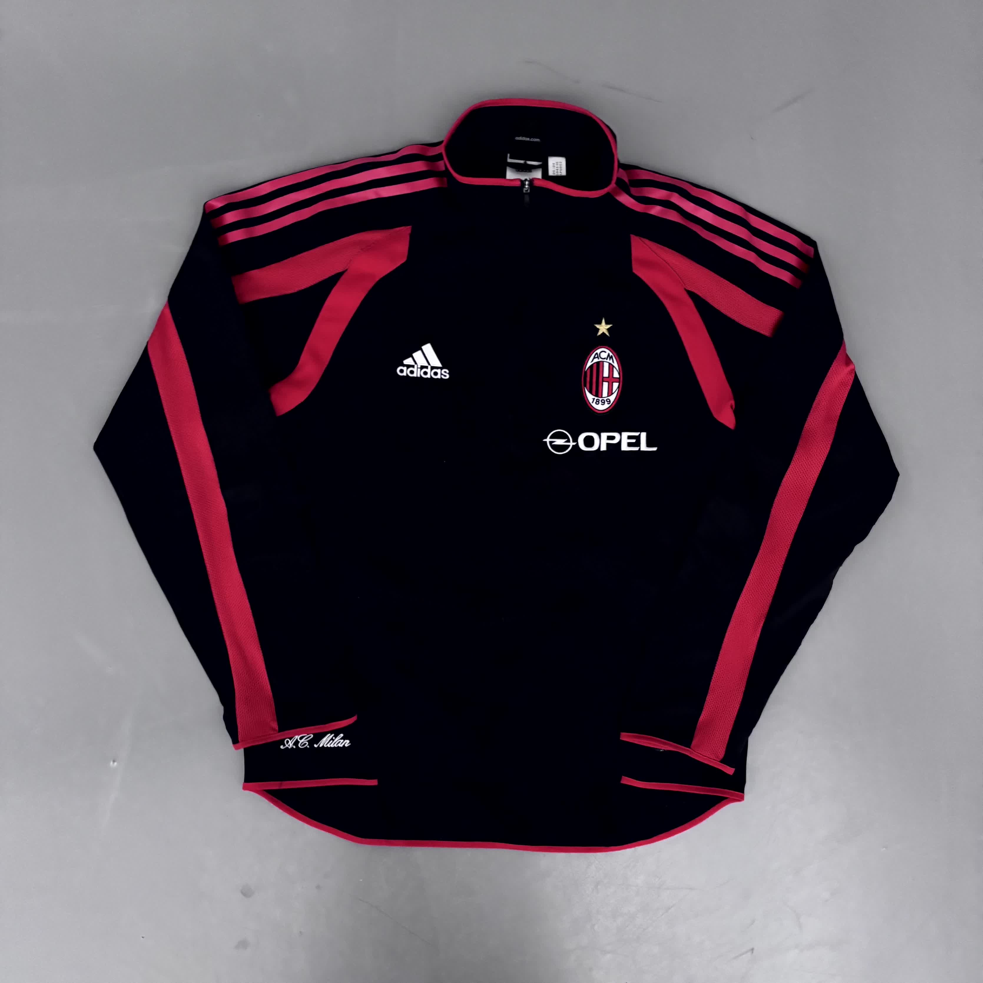 Adidas x AC Mailand Vintage-Jacke 2003/2004 