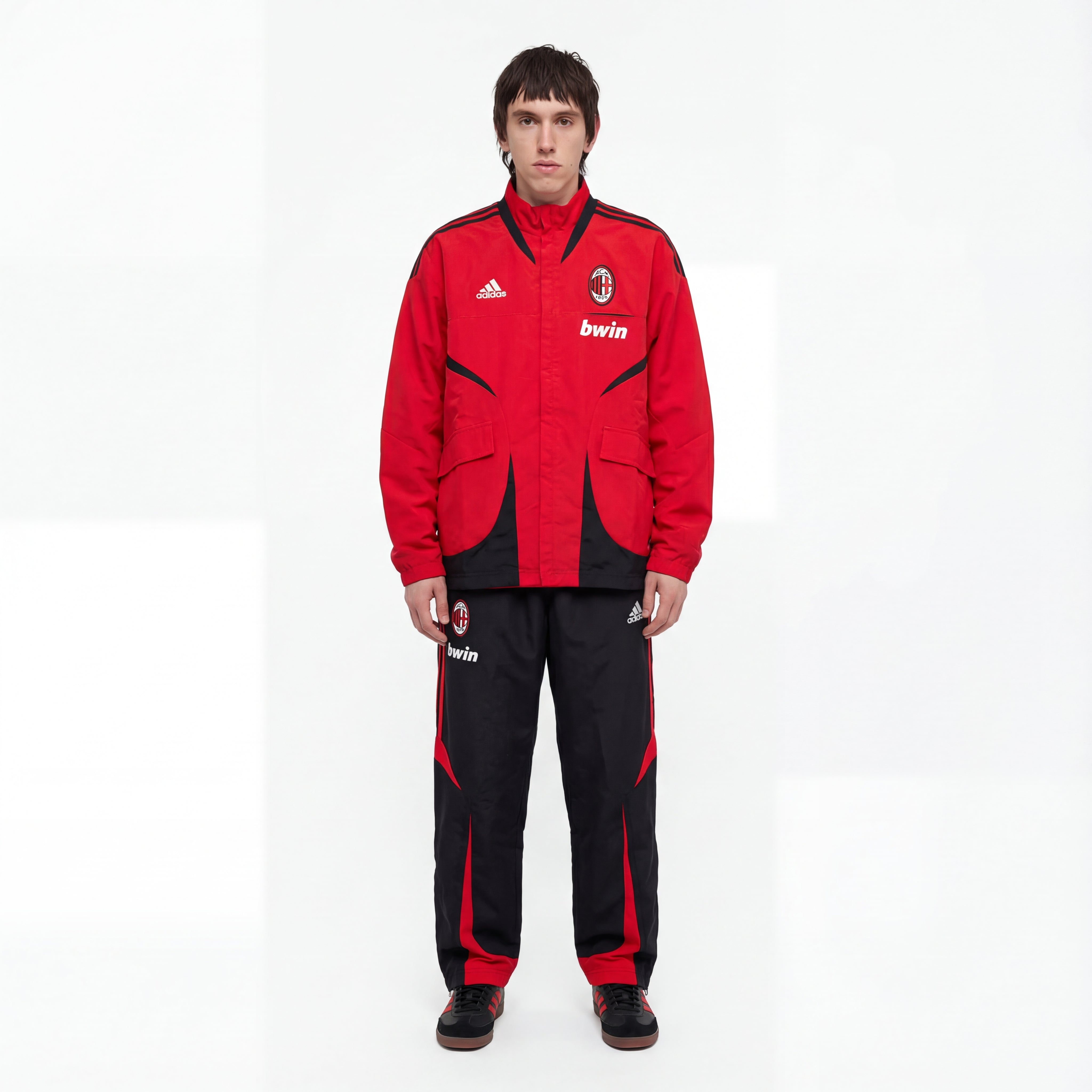Adidas x AC Mailand Vintage-Jacke 2007/08 