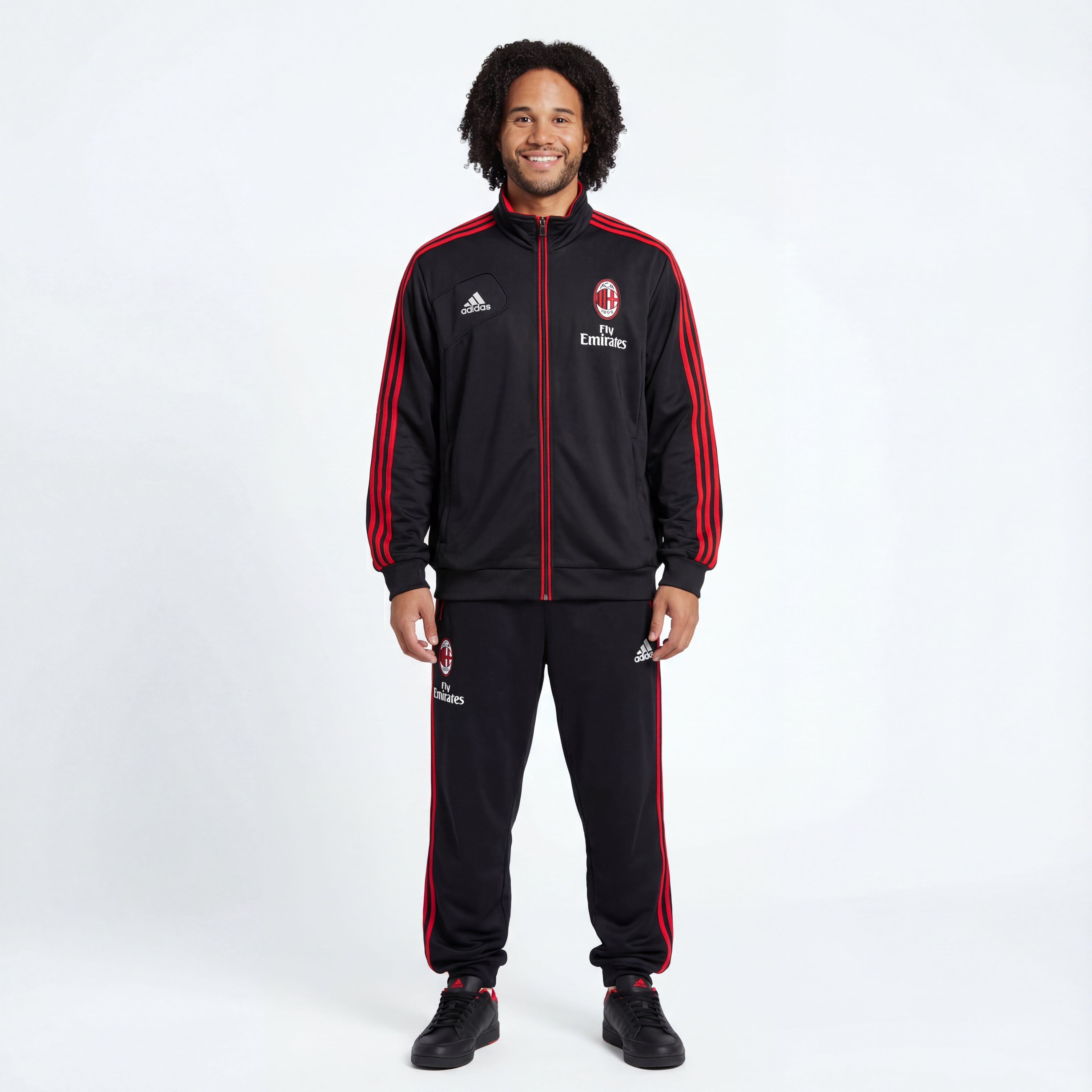 Adidas x AC Mailand Vintage-Jacke 2008/09 