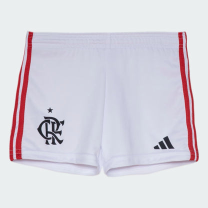 Conjunto Infantil Flamengo Home 24/25 - Preto e Vermelho 