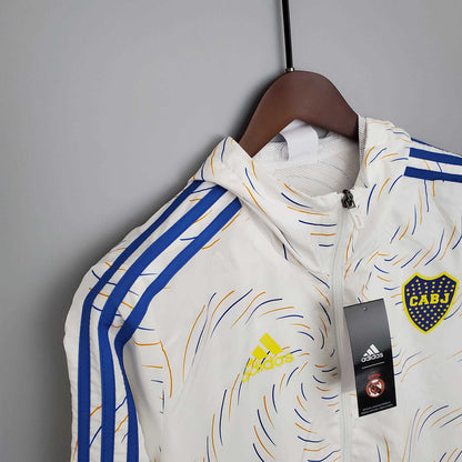 Corta Vento Boca Juniors Branco - Adidas 