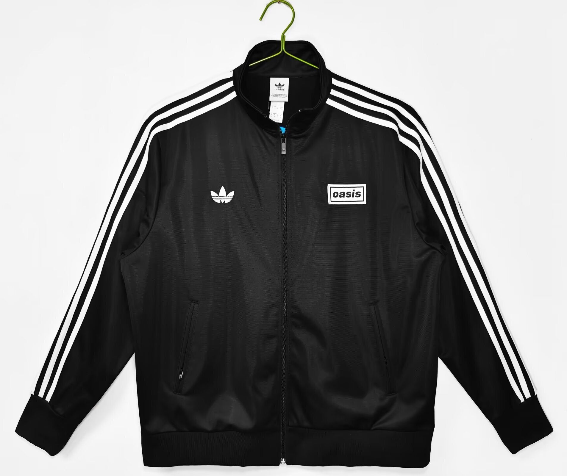 Schwarze Adidas x Oasis Jacke 