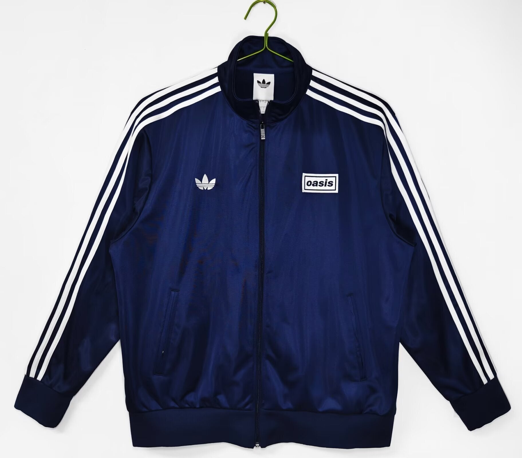 Adidas x Oasis Jacke, Dunkelblau 