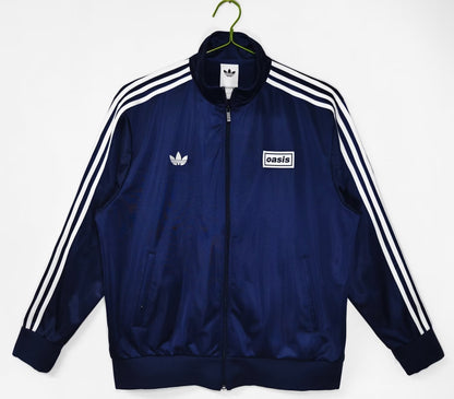 Adidas x Oasis Jacke, Dunkelblau 