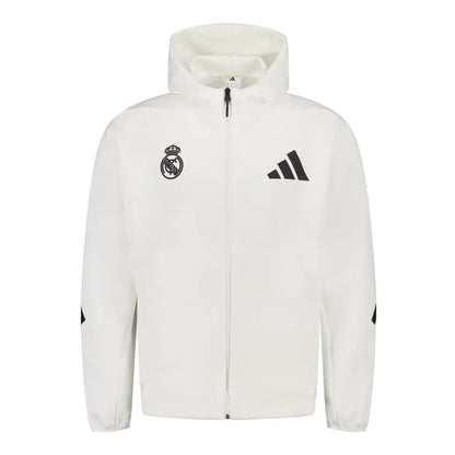 Real Madrid Urban Jacke mit durchgehendem Reißverschluss 