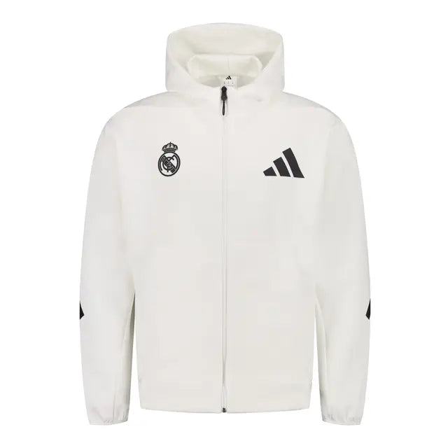 Real Madrid Urban Jacke mit durchgehendem Reißverschluss 