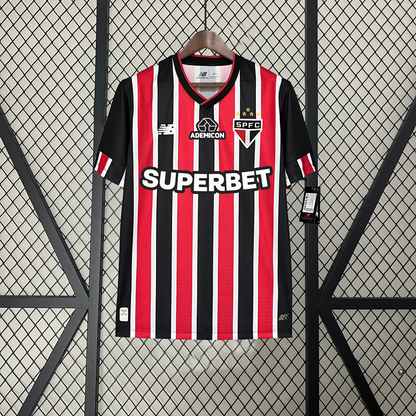Trikot 2024/25 São Paulo Auswärts + Alle Sponsoren 